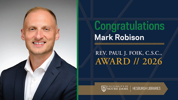 Mark Robison receives 2026 Foik Award